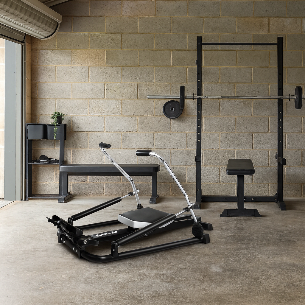 Luxury Rowing Machine Rower Hydraulic Resistance Fitness Gym Home