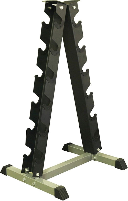 Maximize Floor Space with Our A-Frame Dumbbell Rack Stand - Solid