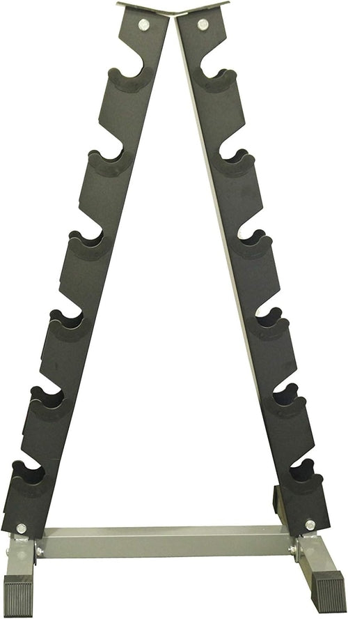 Maximize Floor Space with Our A-Frame Dumbbell Rack Stand - Solid