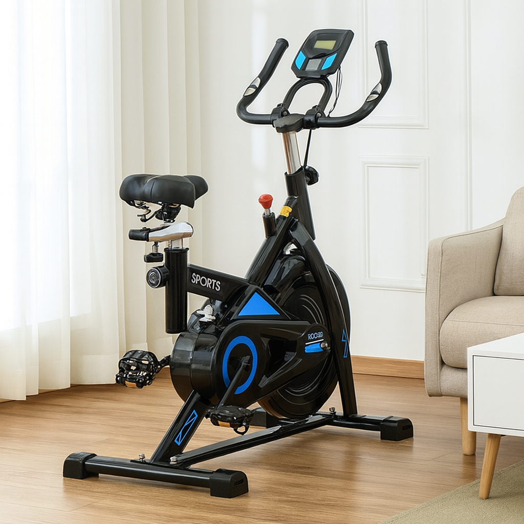 Luxury Stationary Exercise Bike Indoor Cardio Workout Cycling Bicycle
