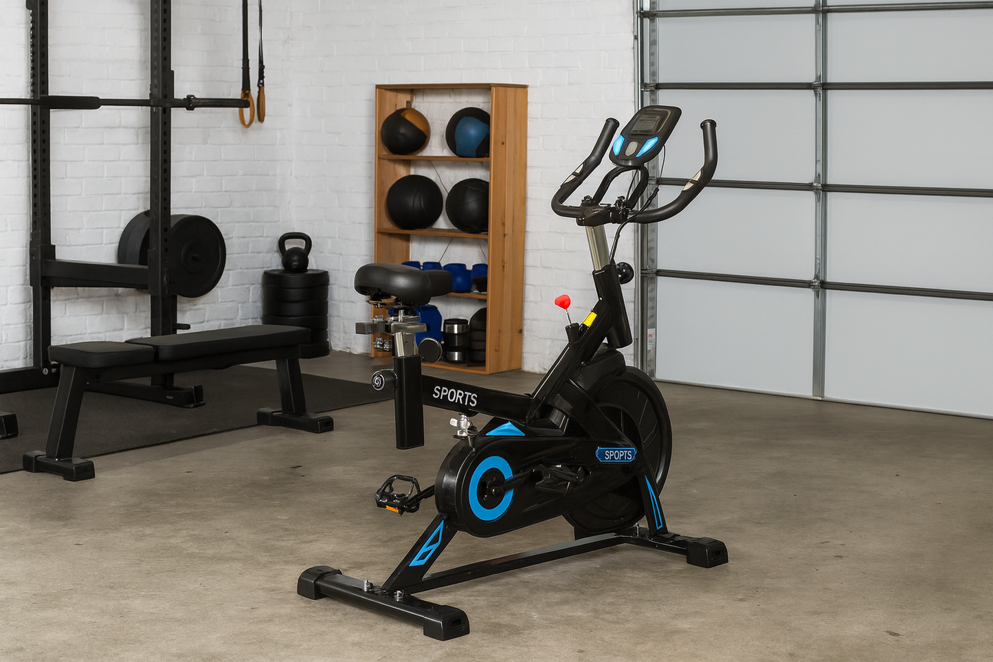 Luxury Stationary Exercise Bike Indoor Cardio Workout Cycling Bicycle